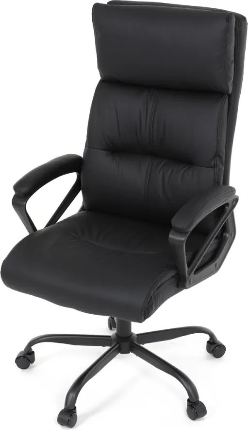 Kancelárske kreslo PEDRO — ekokoža, čierna