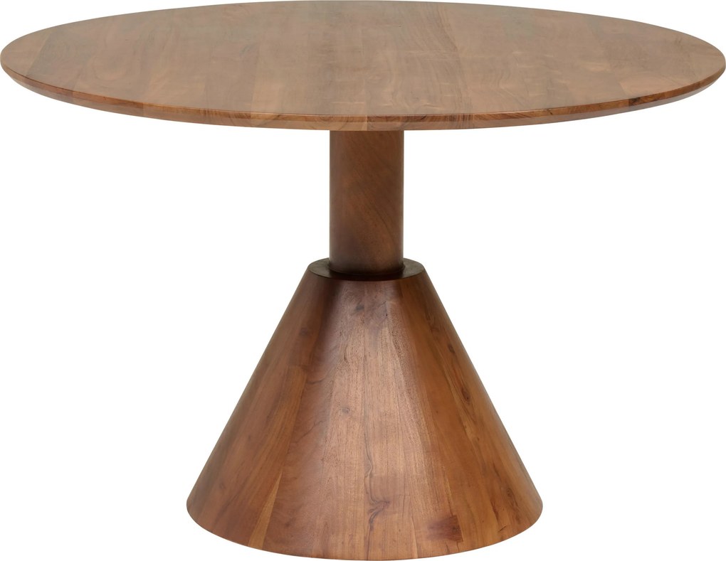 XXXLutz JEDÁLENSKÝ STÔL, akácia, farba orecha, 115/115/76 cm P & B - Stoly - 001630031001