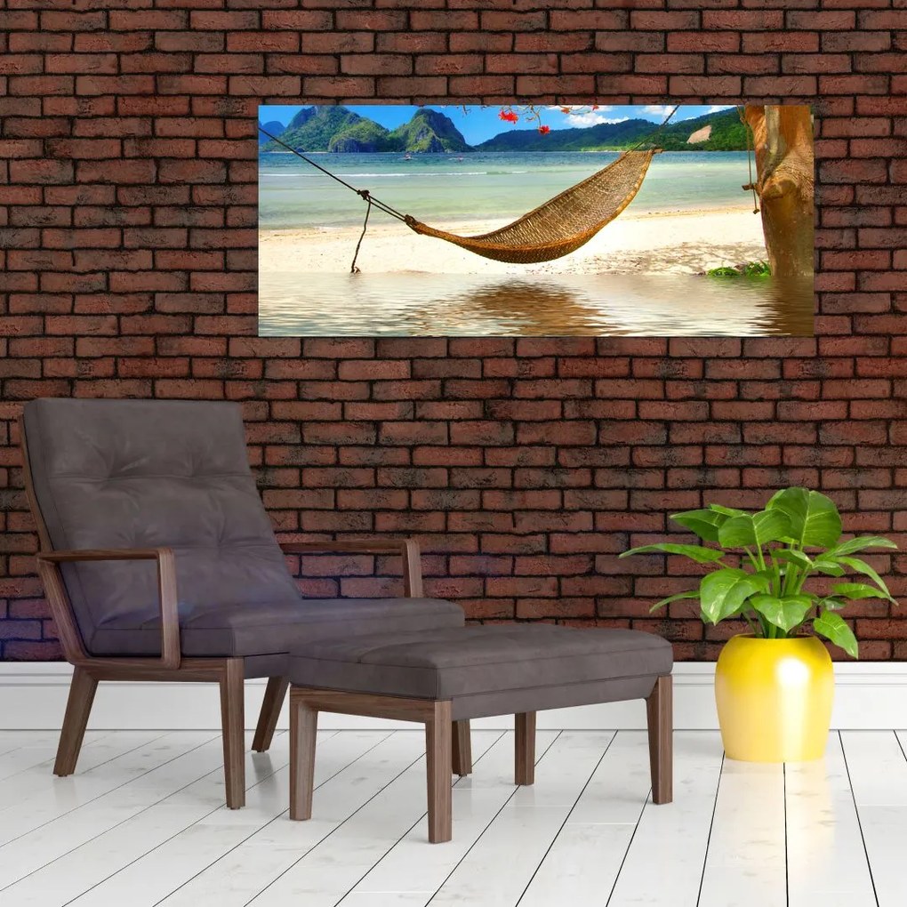 Obraz - Relax na pláži (120x50 cm)