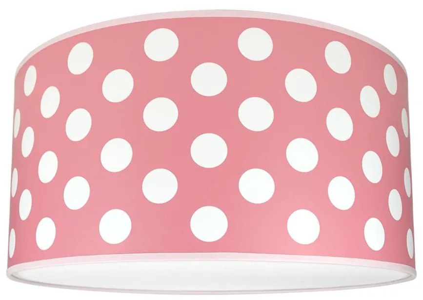 Detské stropné svietidlo DOTS PINK 2xE27/60W/230V ružová