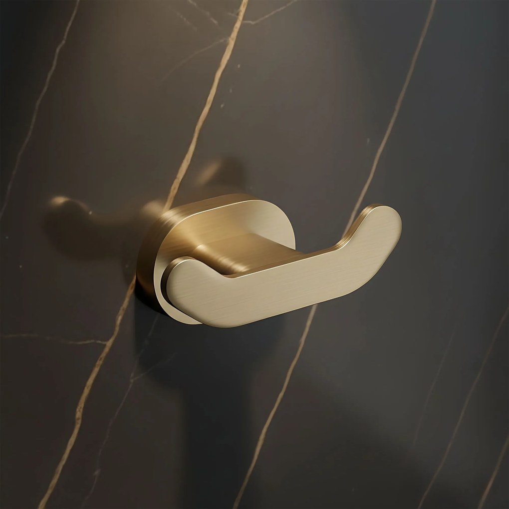 Rea Til, 2-háčik na uteráky, zlatá matná, REA-88025