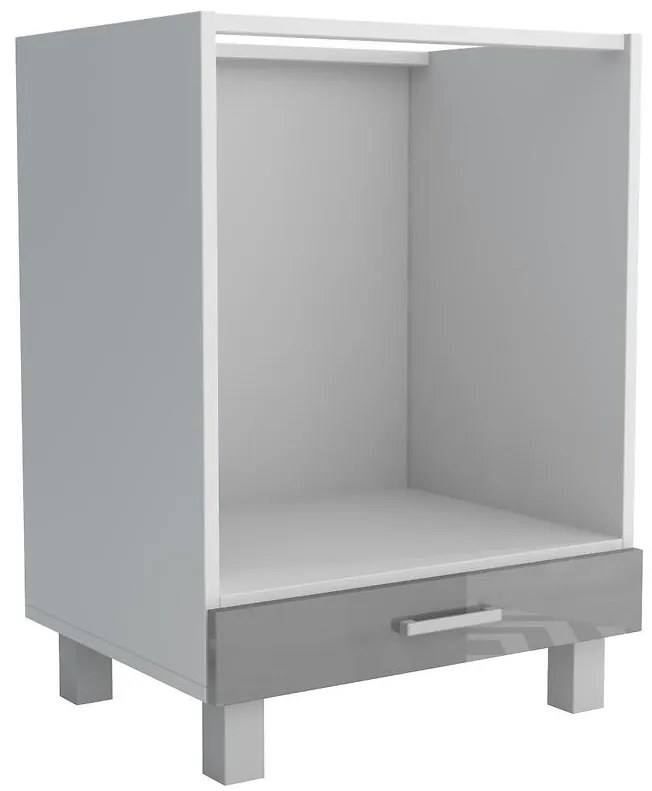 Kuchynská skrinka Lucjan 60D GAZ LUX šedá