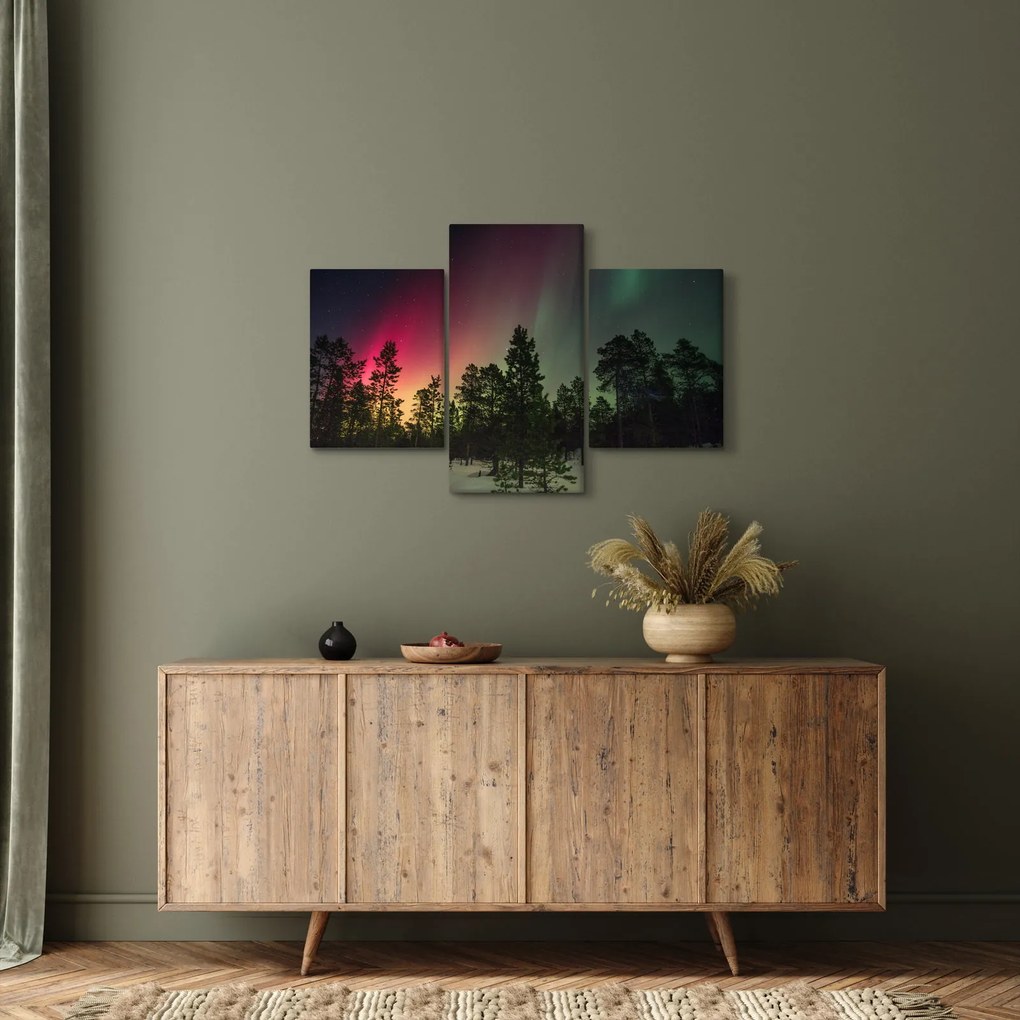 Obraz polárna žiara (90x60 cm)