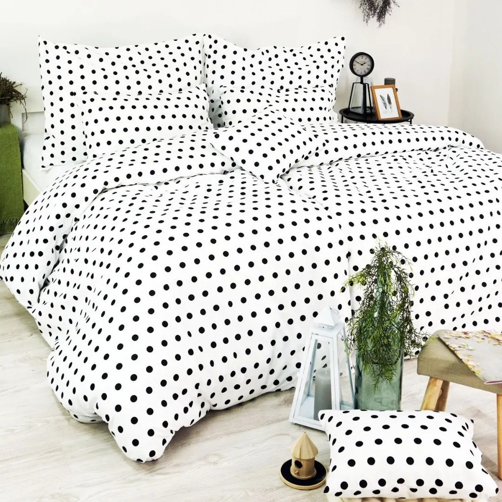 Obliečky Rím čierne EMI: Štandardný set jednolôžko obsahuje 1x 140x200 + 1x 70x90
