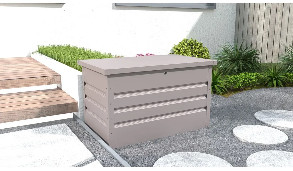 Záhradný box G21 Denver 280 L, šedý plechový 63900841