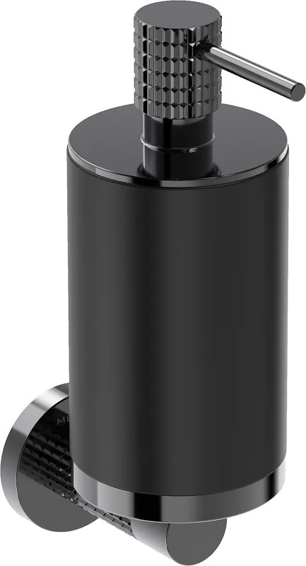 Mexen Triv, nástenný dávkovač mydla, čierna/čierny chróm,  250ml, 70A33058-73B
