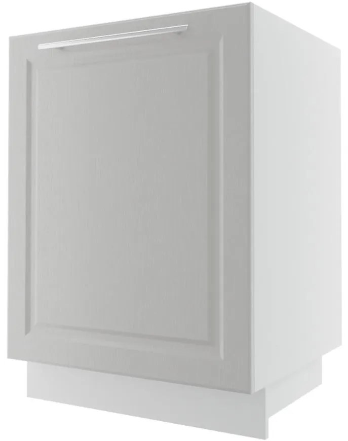 Kuchynská skrinka Emporium D1D/60 light grey stone/biela