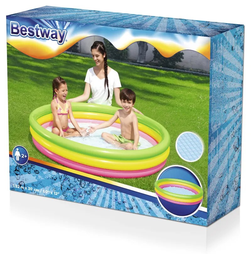 Bestway Nafukovací bazén pre deti Dúha 152 x 30 cm  Bestway 51103