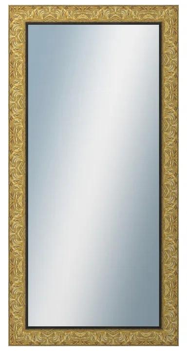DANTIK - Zrkadlo v rámu, rozmer s rámom 60x120 cm z lišty PRAHA zlatá (2752)