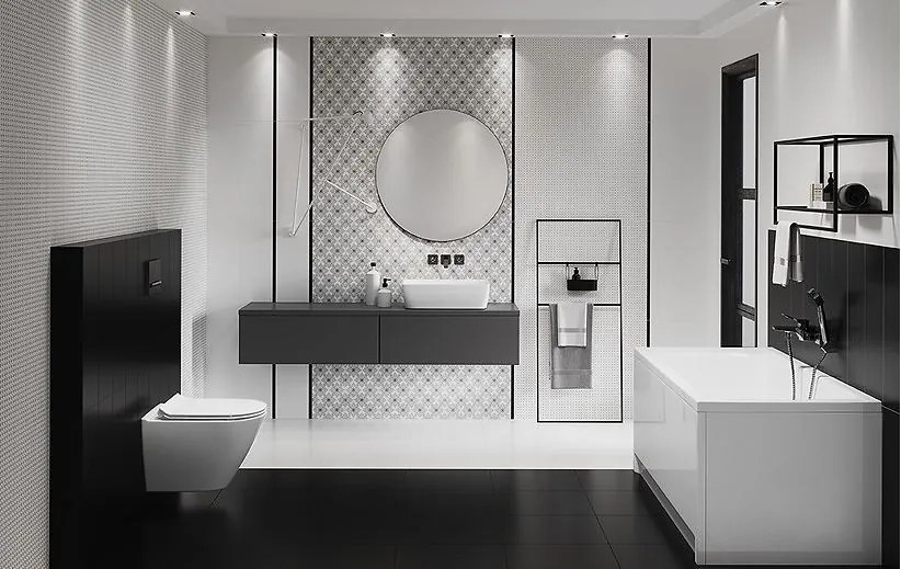 Cersanit Korat akrylátová vaňa 180x80cm + nožičky, biela, S301-295