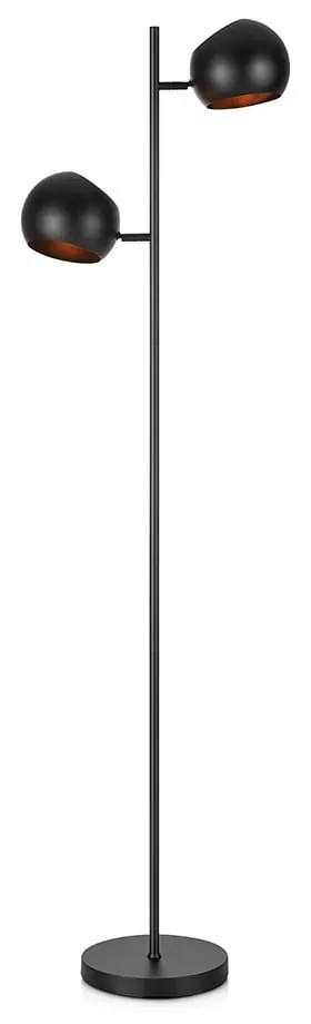 Čierna stojacia lampa Edgar - Markslöjd
