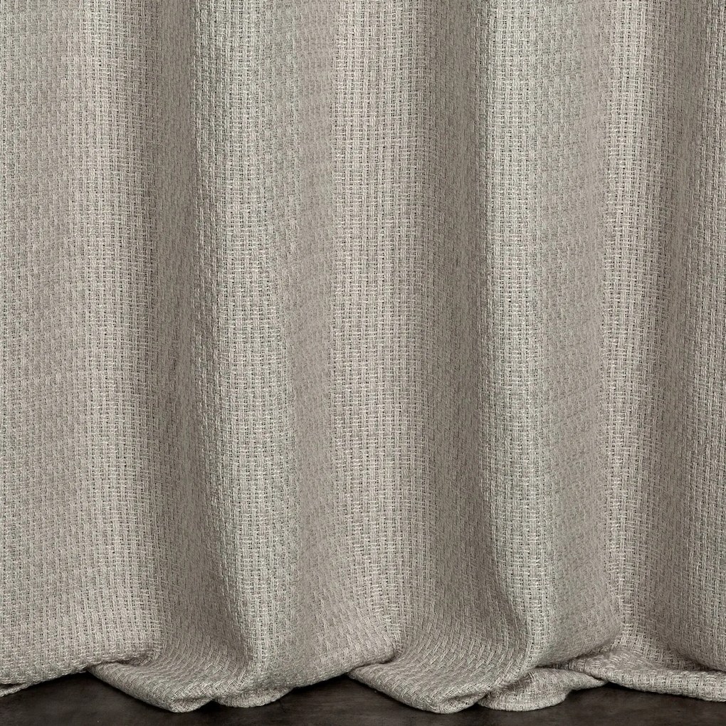 ZÁVES NA KRÚŽKOCH MADISON 140X250 CM STRIEBORNÁ