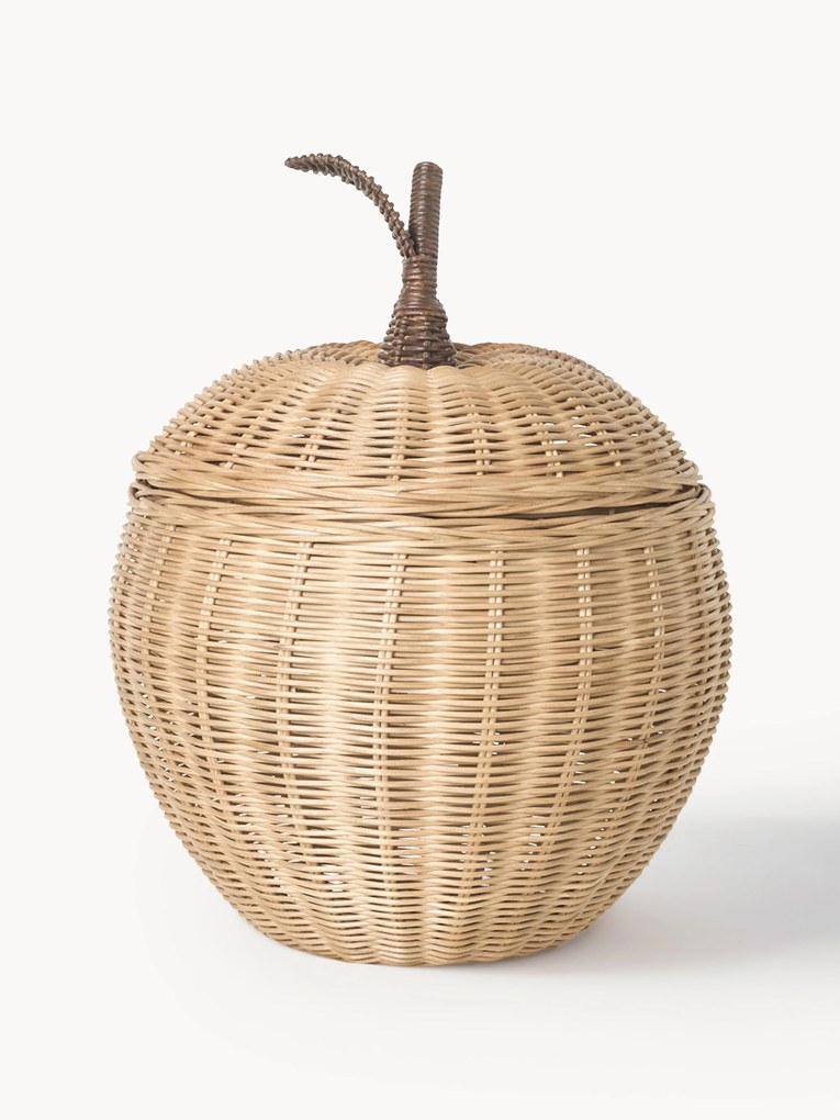 Ručne vyrobený ratanový úložný košík Apple