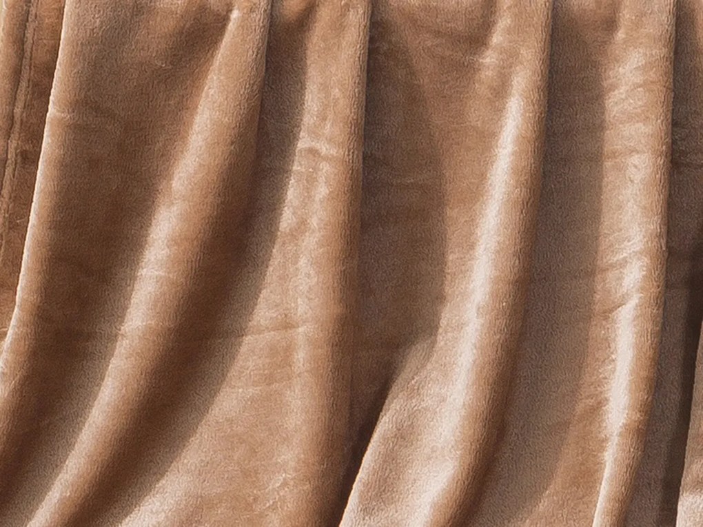 XPOSE® Mikroplyšová deka Exclusive - hnedá 150x200 cm