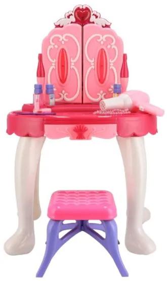 BABY MIX Detský toaletný stolík so stoličkou Baby Mix Amanda