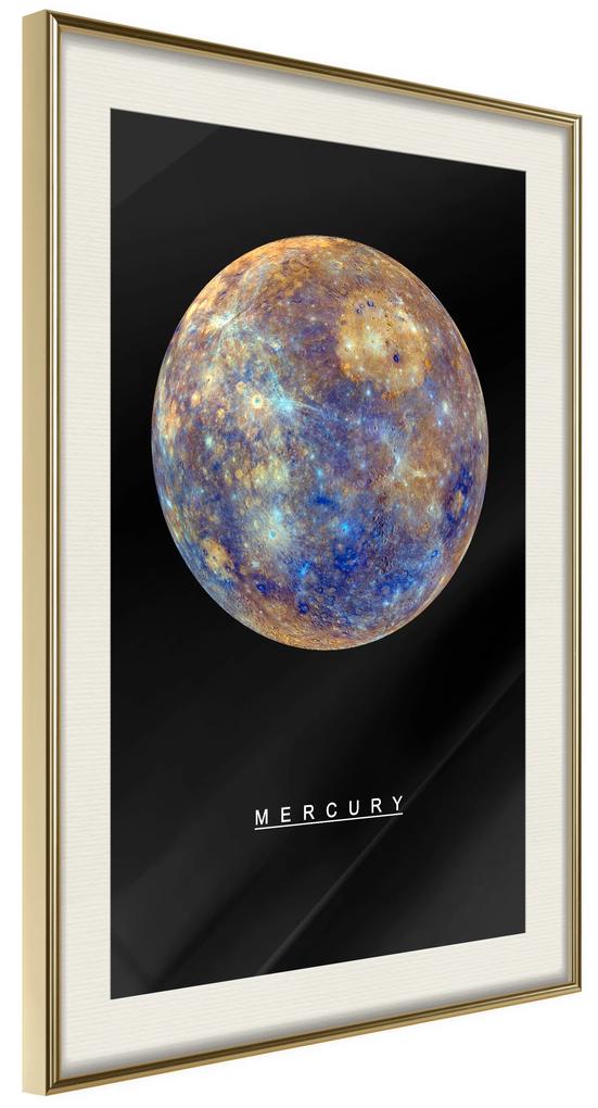 Artgeist Plagát - Mercury [Poster] Veľkosť: 20x30, Verzia: Zlatý rám