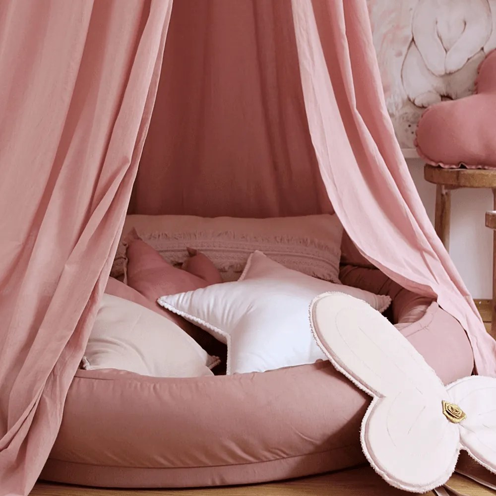 Hniezdo pre deti sýto ružová