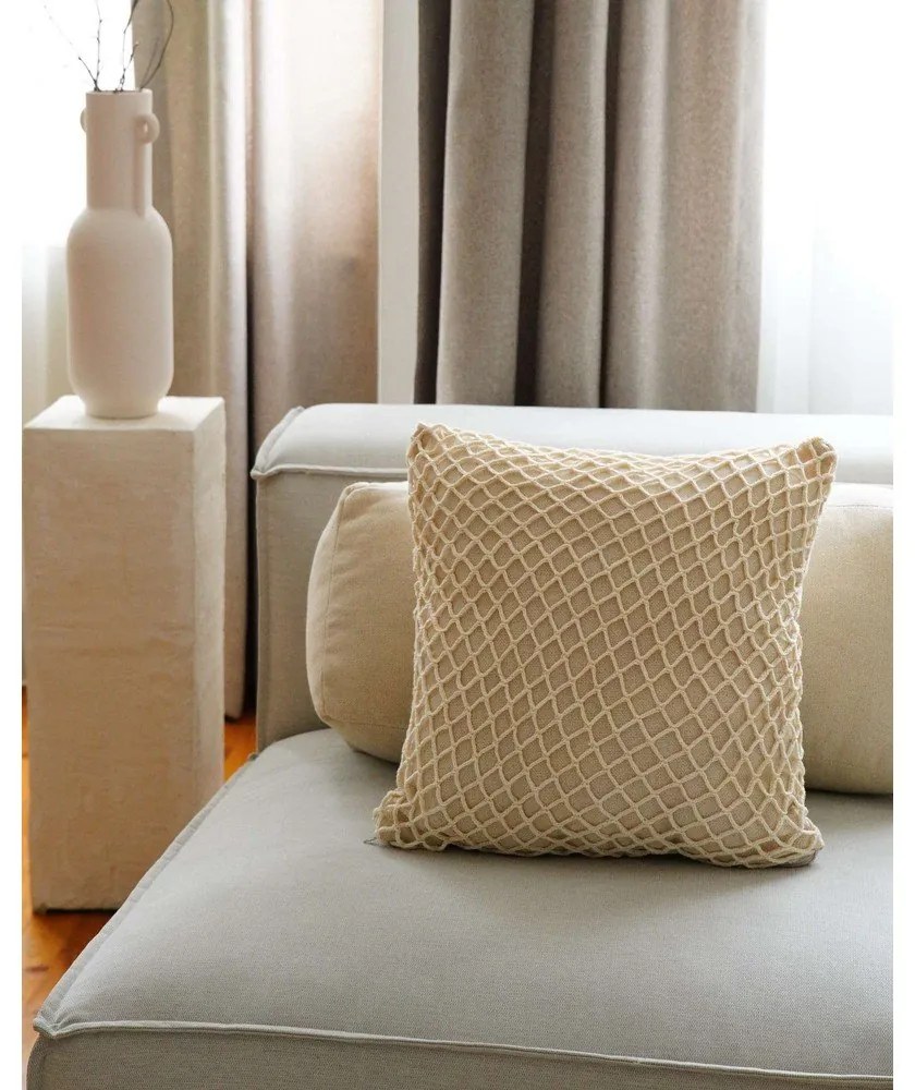 Bavlnená obliečka na vankúš 43x43 cm Net – Mioli Decor