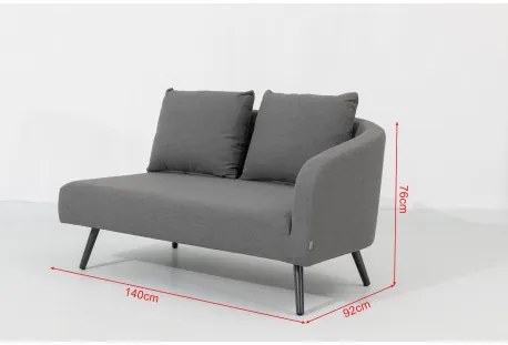 Doppler Melia LIKA-TEX® sivá - luxusná záhradná súprava