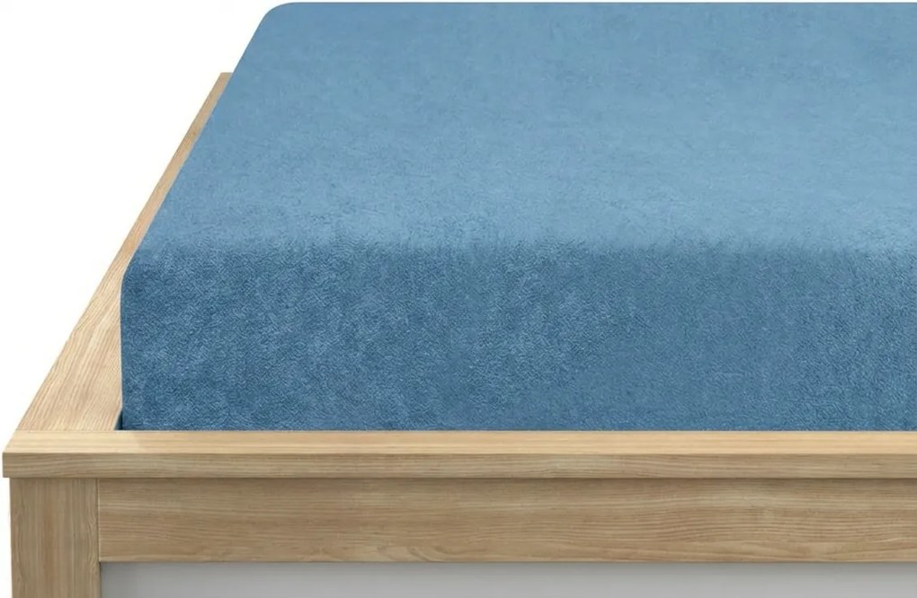 Froté plachta EXCLUSIVE modrá 90 x 200 cm