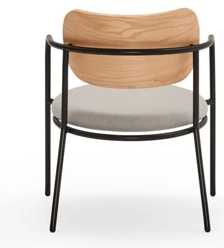 Sivé kreslo v dekore duba Eclipse - Teulat