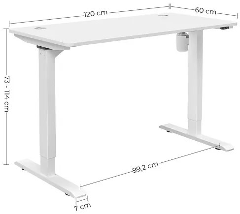 Elektrický kancelársky stôl LSD011W01
