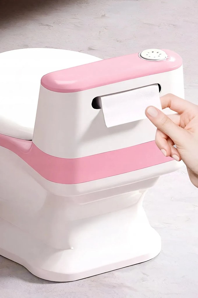 TRENDIE Detský interaktívny nočník ružový