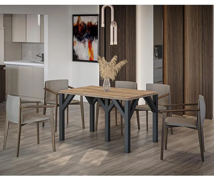 Stôl Dunaj 405 dub zlatý craft