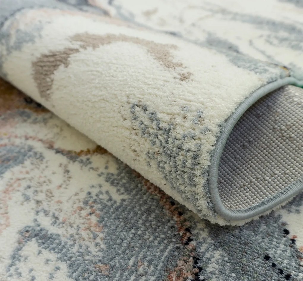 BE Koberec Microsofty 8302 MULTI – viacfarebný obdĺžnikový Rozmer: 80x150 cm