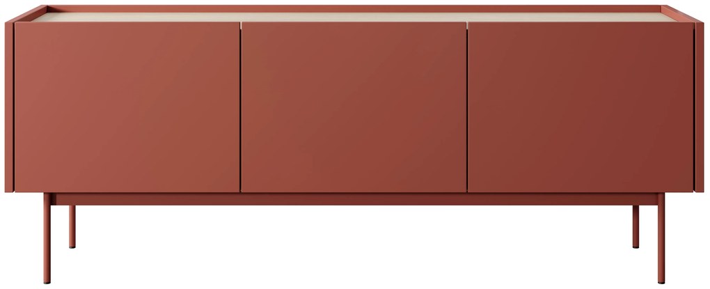 PIA Stolík pod TV Color - tehlová