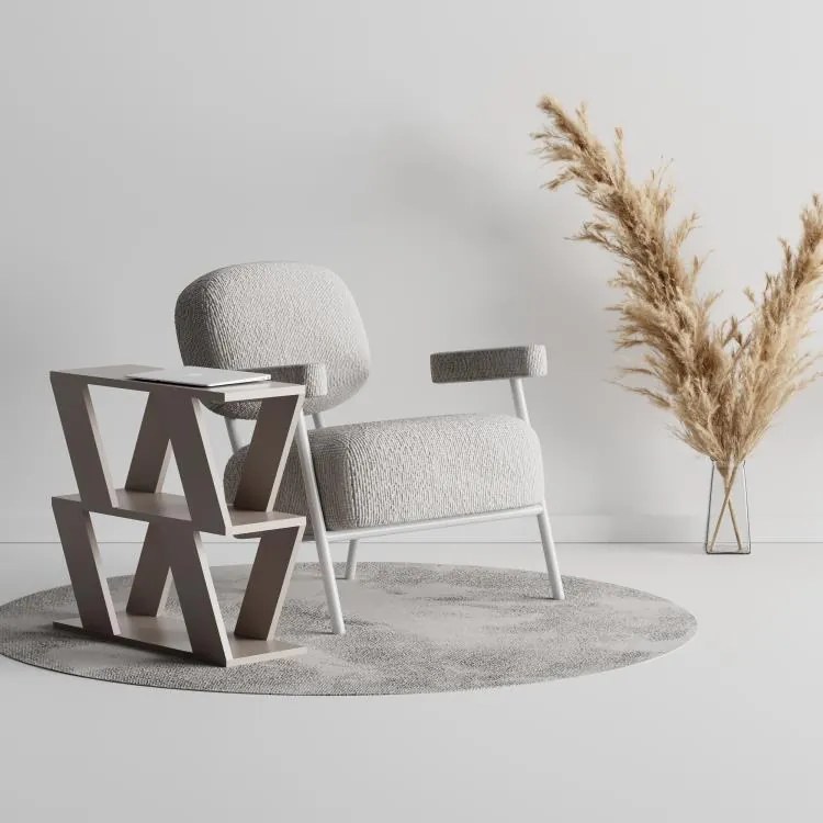 Odkladací stolík Houseland Lazena mocha