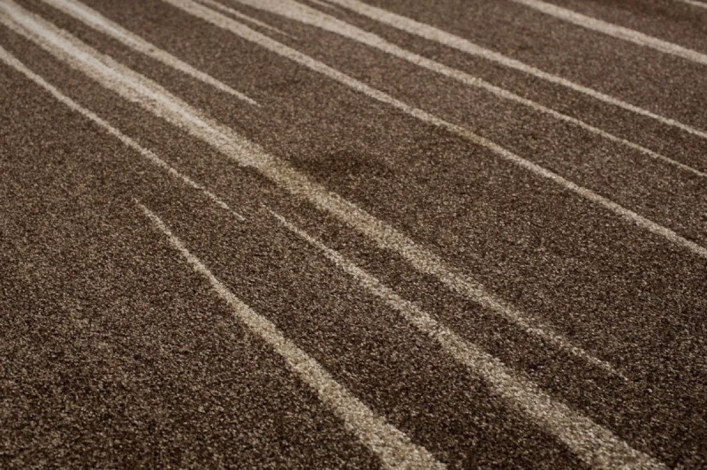 TA Koberec 3436A TMAVOHNEDÉ SARI 3UX Rozmer: 120x170 cm