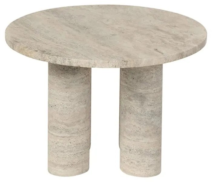 Kamenný okrúhly odkladací stolík ø 52 cm Volos – Blomus