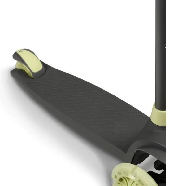 Lionelo - Detská kolobežka JESSY 3xAA šedá/zelená