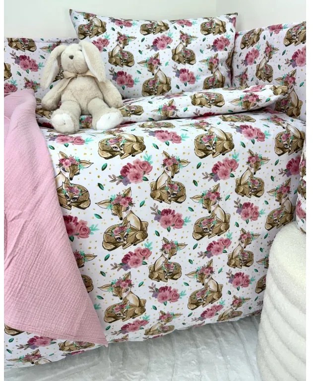 INTERMEDIC SK Posteľná obliečka do postieľky Srnka 90x130/45x65 cm