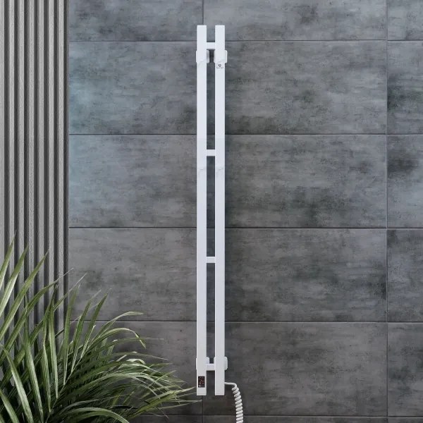 Elektrický sušák na uteráky SILOUETTE 187W/230V 120,6 cm IP44 pravý biely