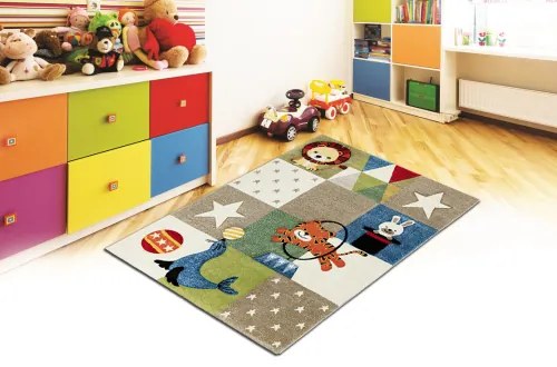 Koberce Breno Kusový koberec DIAMOND KIDS 24214/760, viacfarebná,120 x 170 cm