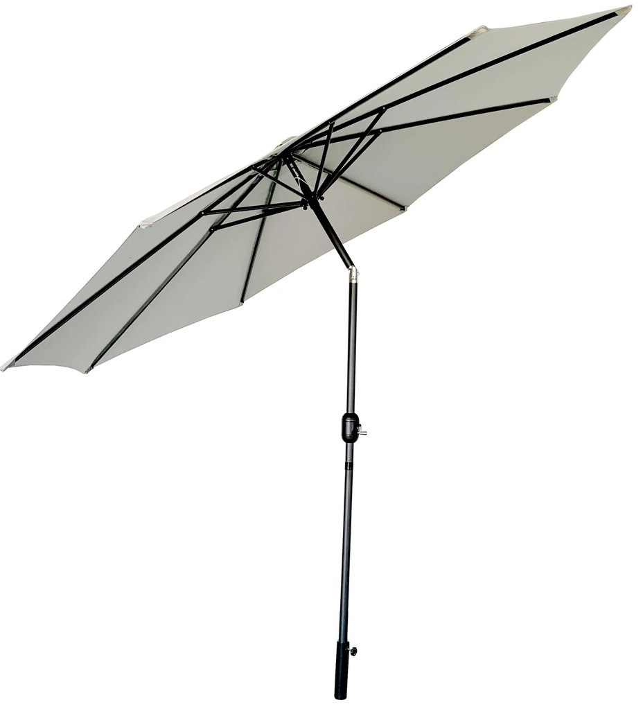 TRENDIE Záhradný slnečník Garden svetlo sivý - 300 cm