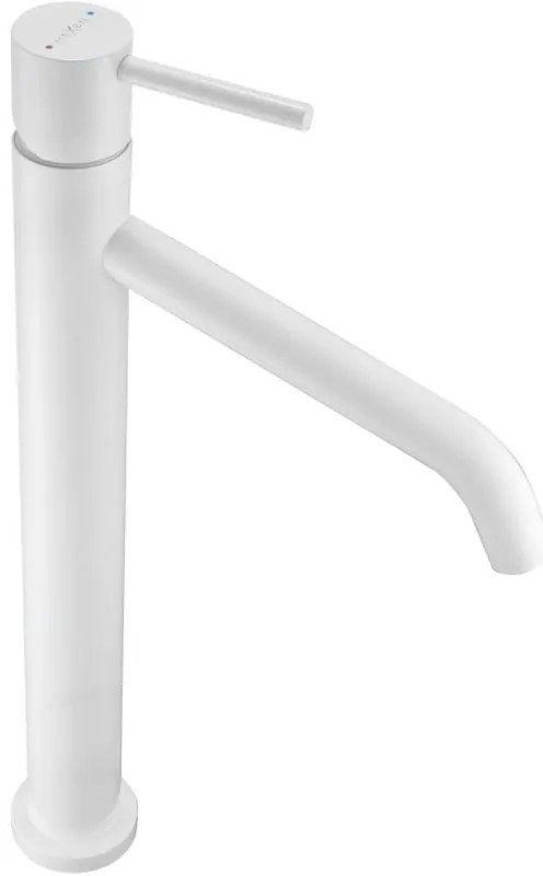 Mexen Rumba, vysoká umývadlová batéria h-345, biela, 73510-20