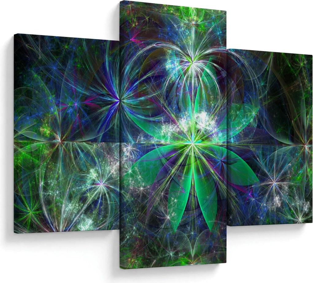 Obraz - Abstraktné geometrické tvary (90x60 cm)