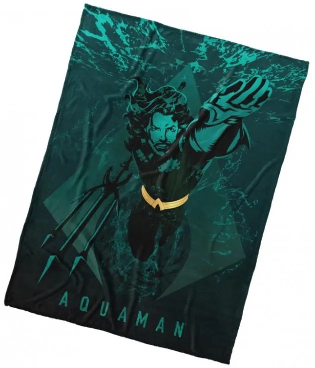 Mikroplyšová deka AQUAMAN Stratené kráľovstvo 150x200 cm