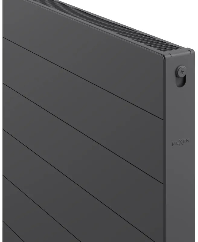Mexen, panelový radiátor Mexen Line CL11 500 x 400 mm, bočné pripojenie, 273 W, antracitový - W411L-050-040-66