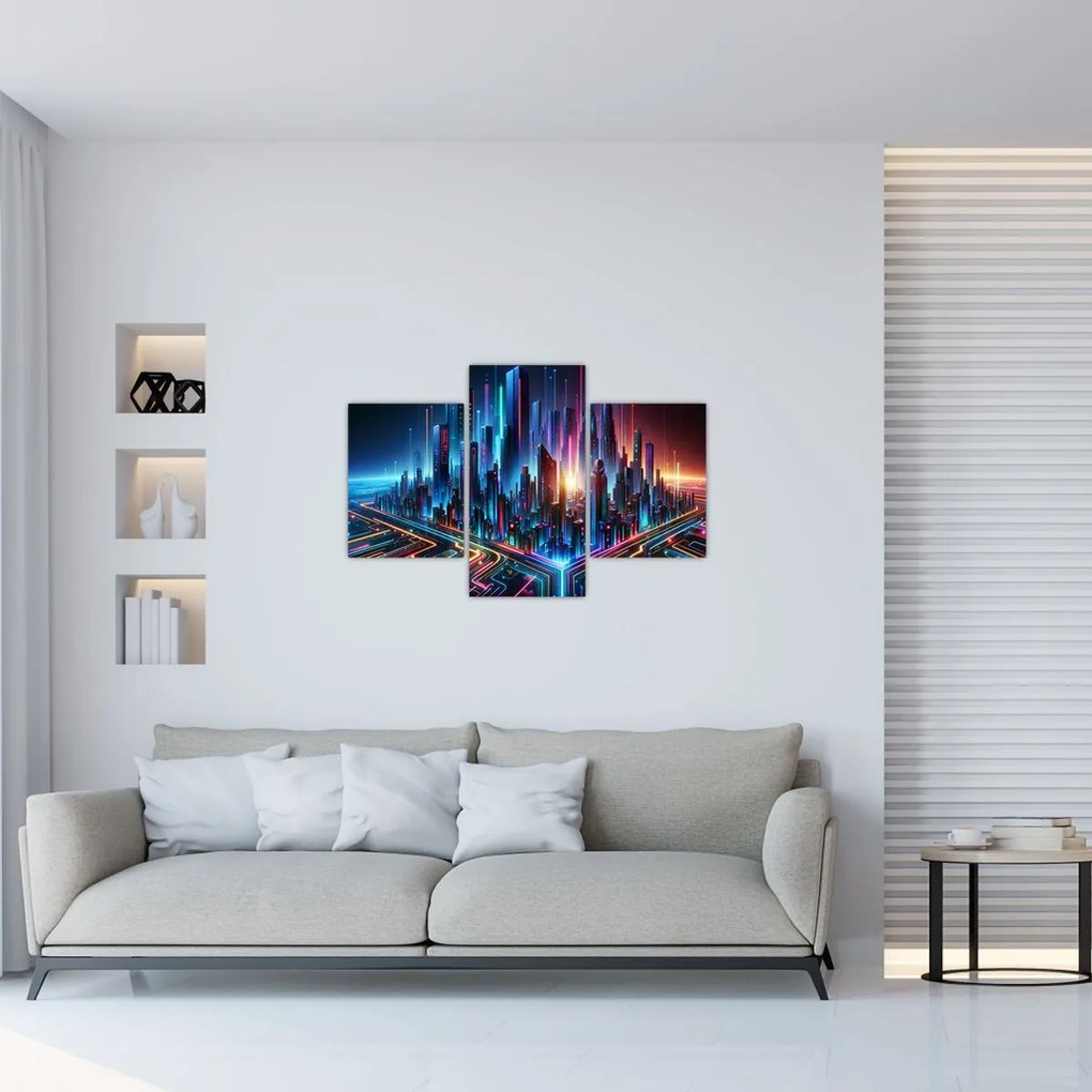 Obraz - Mesto budúcnosti (90x60 cm)