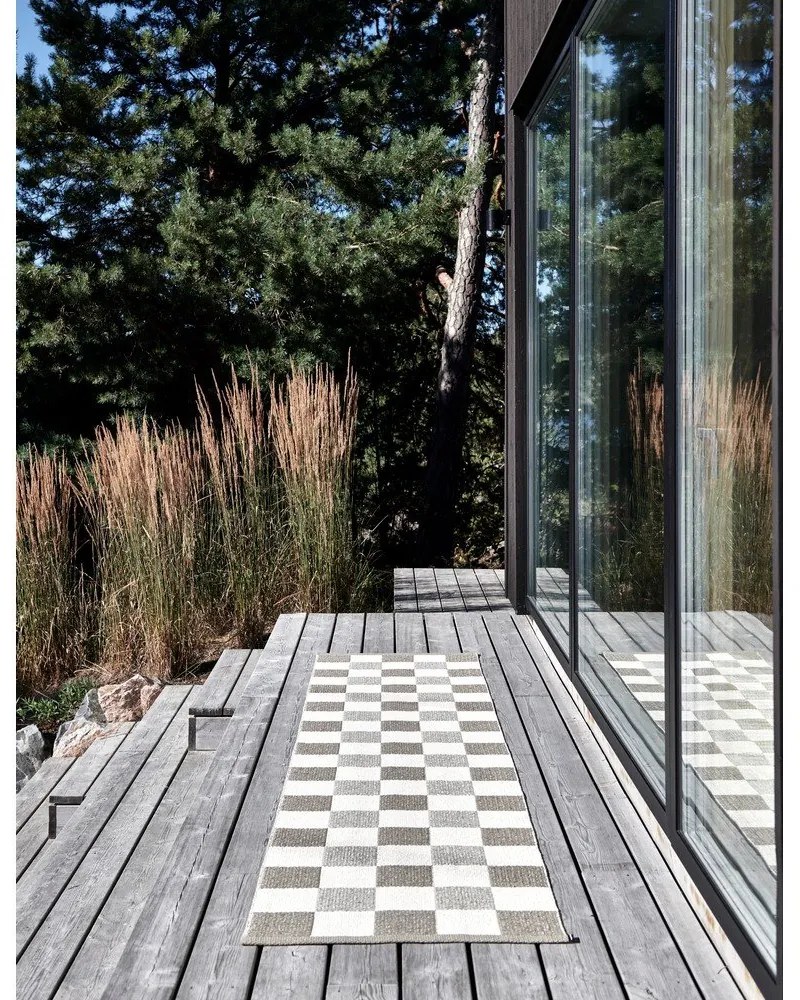 Béžovo-krémový vnútorný a vonkajší behúň 70x300 cm Pix Dark Linen – Pappelina