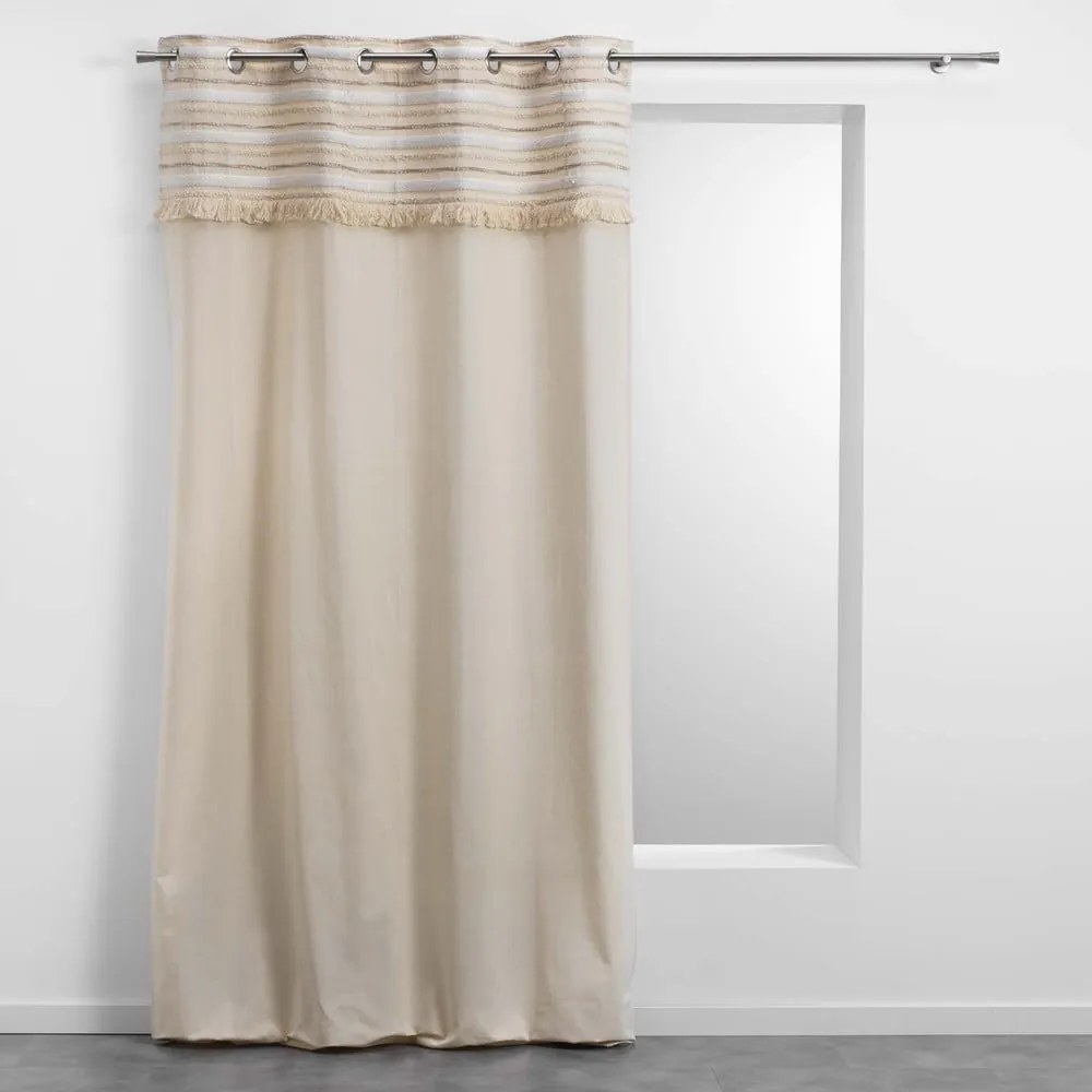Bavlnený záves v prírodnej farbe 140x240 cm Atlas – douceur d'intérieur