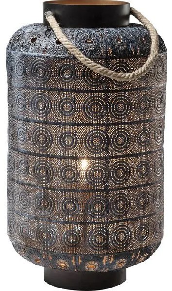 Sultans Home stojaca lampa 58 cm čierna