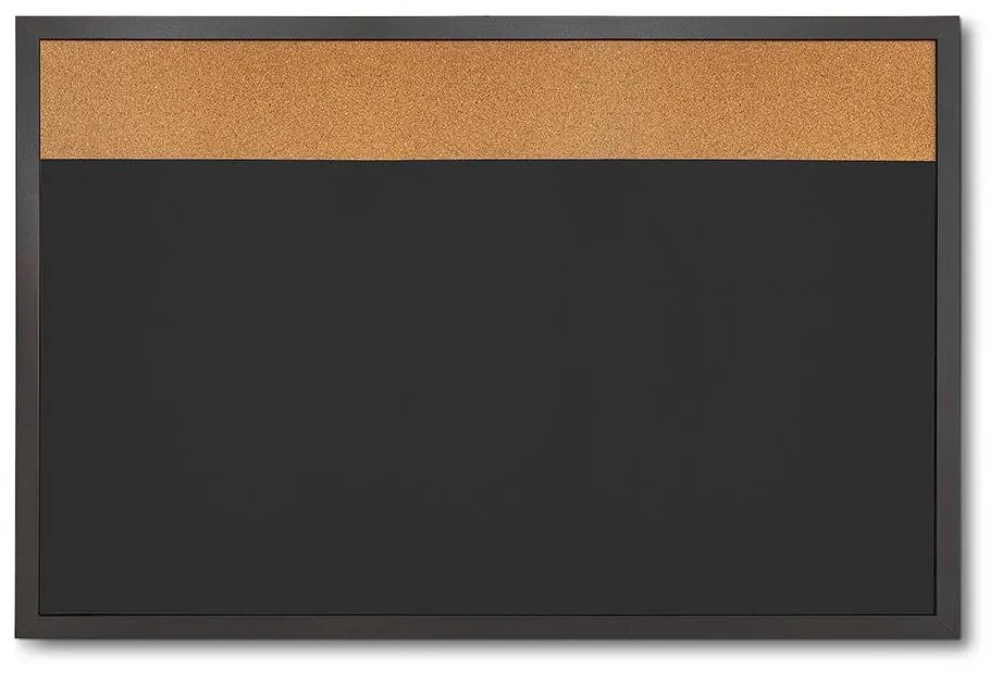 Combi Board blackboard / korok 60 × 90 cm, čierna