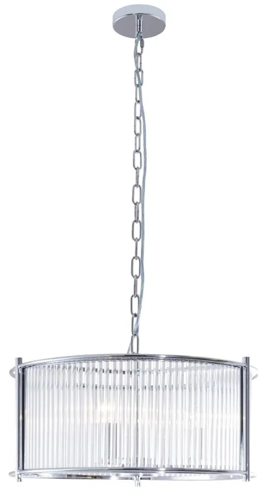 Zuma Line 2200131P-L - Luster na reťazi MARMO 3xE27/40W/230V chróm