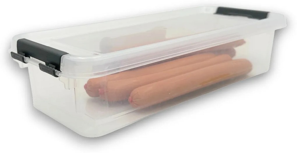 Úložný box, organizér, do chladničky (1,2 l) FRESH - 28 x 12 x 6 cm