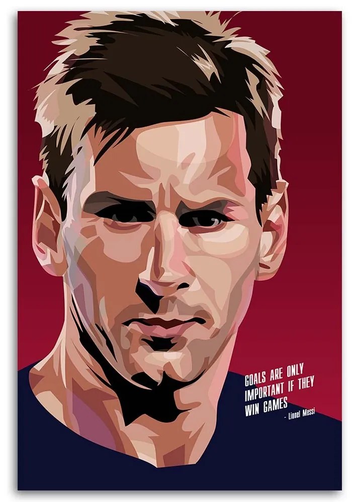 Gario Obraz na plátne Lionel Messi - Nikita Abakumov Rozmery: 40 x 60 cm
